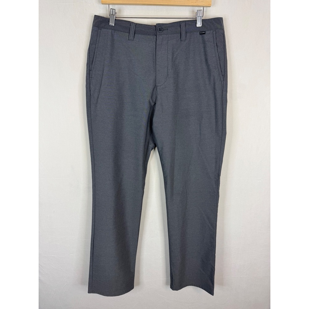 TravisMathew Mens Golf Pants Charcoal Grey Stretch Trousers 34x33 Travis Mathew